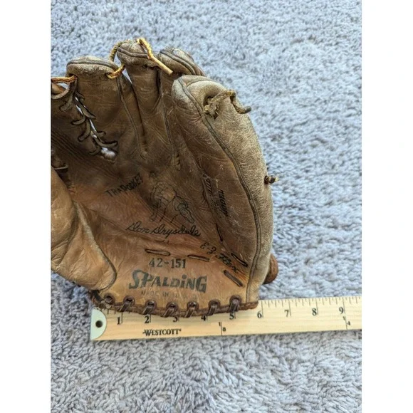 Vintage Don‎ Drysdale Spalding Tra-Pocket Signature Model 42-151 Glove USA